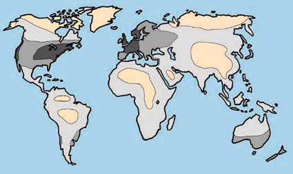 V&auml;rldskarta: V&auml;rldsmarknadssystemet 1900